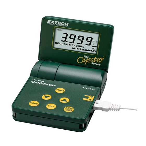 Extech Instruments 412300A Bedienungsanleitung