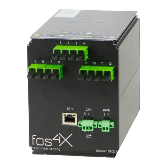 fos4X Blackbird OECD Betriebsanleitung