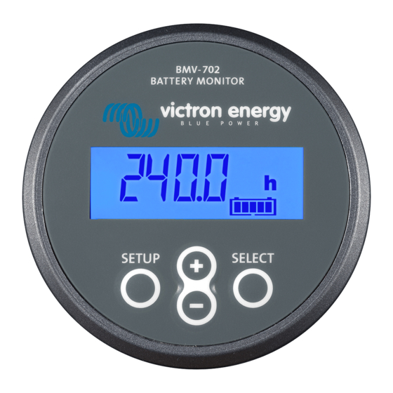 Victron energy BMV-700 Anleitung
