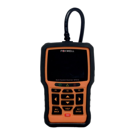 Foxwell NT 510 Bedienungsanleitung