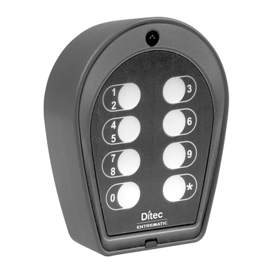 DITEC GOL4M Installationshandbuch