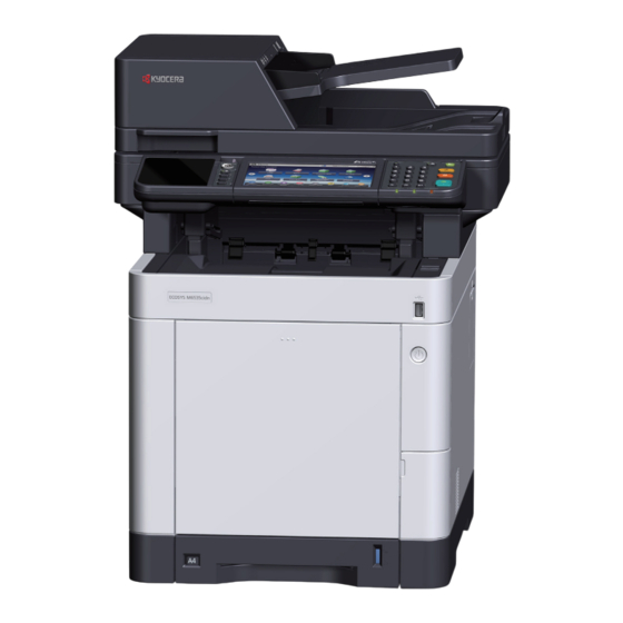 Kyocera ECOSYS M6035cidn Kurzanleitung