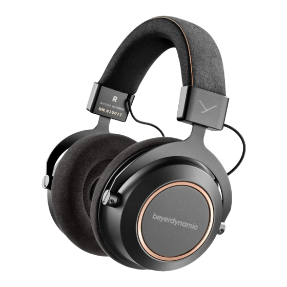 Beyerdynamic AMIRON WIRELESS COPPER Erste Schritte