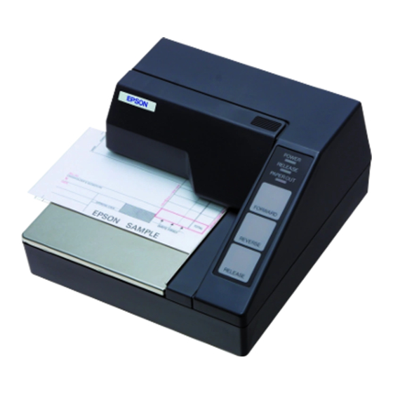 Epson TM-U295 Bedienungsanleitung