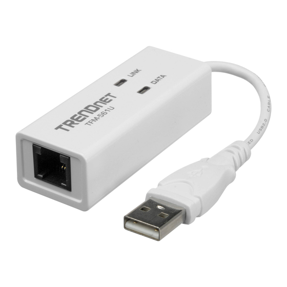 TRENDnet TFM-561U Anleitung Zur Schnellinstallation