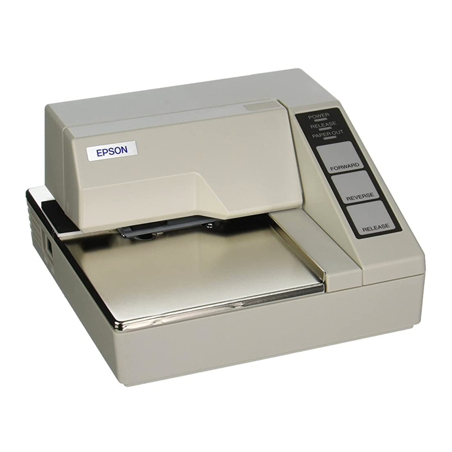 Epson TM-U295 Bedienungsanleitung