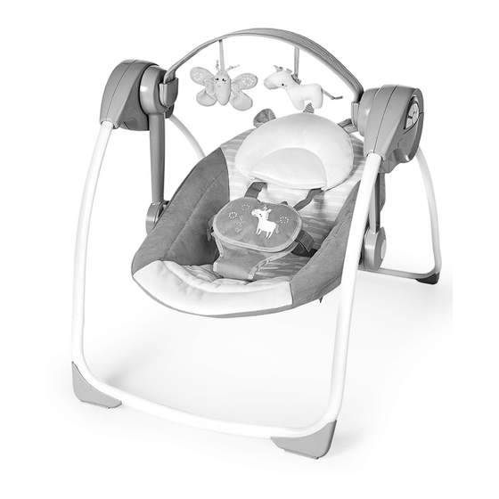 ingenuity Comfort 2 Go Portable Swing Flora The Unicorn Bedienungsanleitung