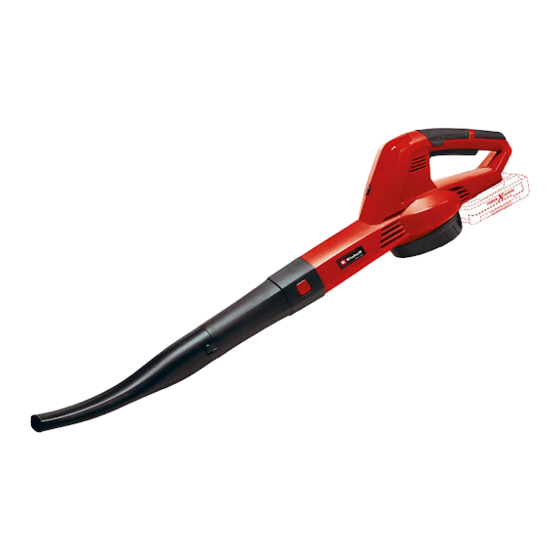 EINHELL GE-CL 18/1 Li E Originalbetriebsanleitung