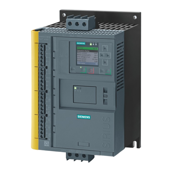 Siemens 3RW55 Serie Betriebsanleitung