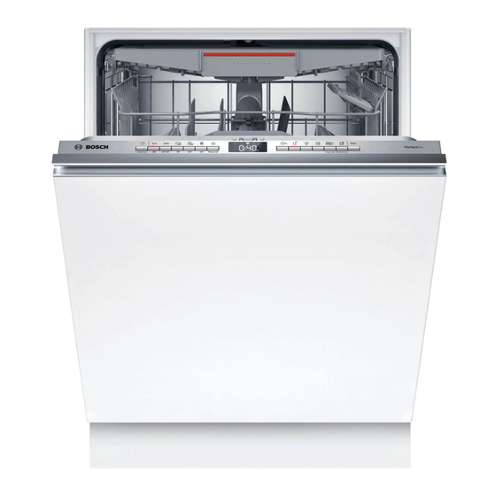 Bosch SMV6YCX02E Gebrauchsanleitung