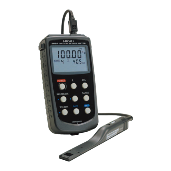 Hioki ASM 3664 Bedienungsanleitung