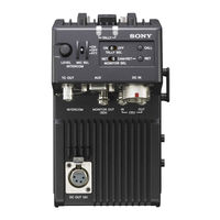 Sony XDCA-55 Bedienungsanleitung