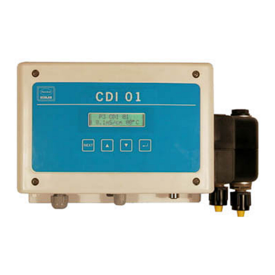 ECOLAB CDI 01 Bedienungsanleitung