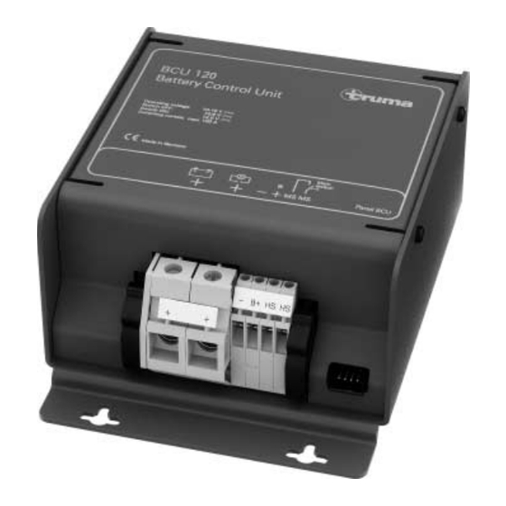 Truma BCU 120 Gebrauchsanweisung, Einbauanweisung