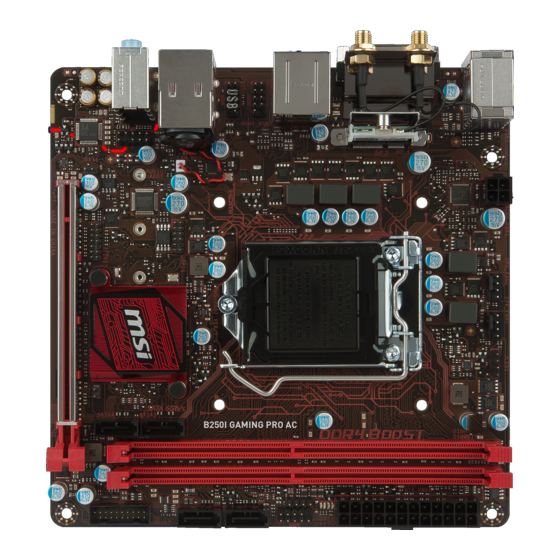MSI H270I GAMING PRO AC Bedienungsanleitung