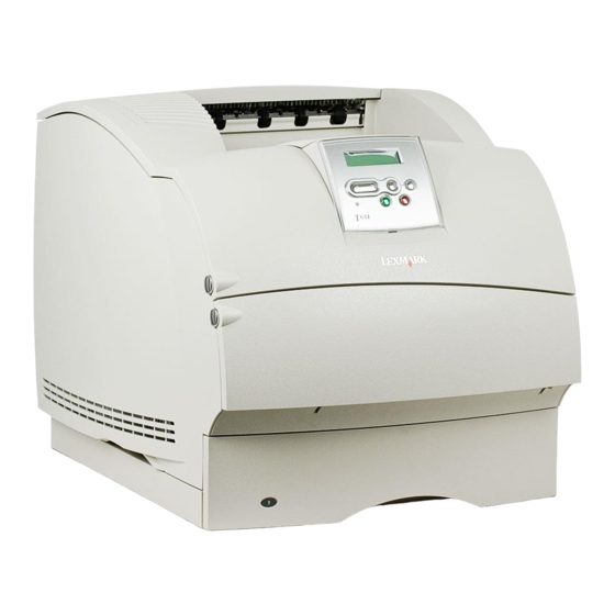 Lexmark t632 Kurzanleitung