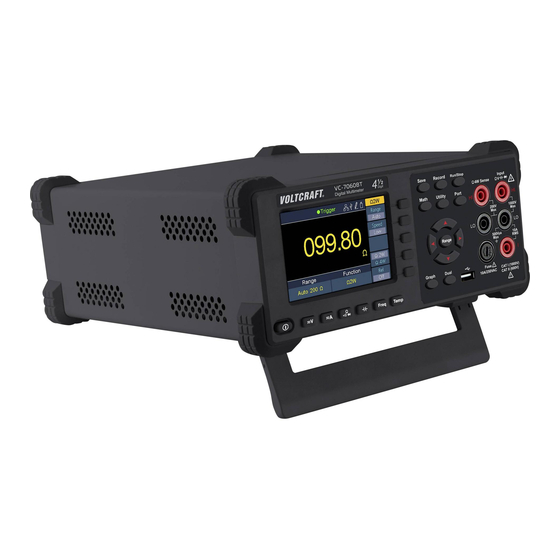 VOLTCRAFT VC-7060BT Schnellanleitung