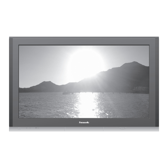 Panasonic Viera TH-42PX730E Bedienungsanleitung