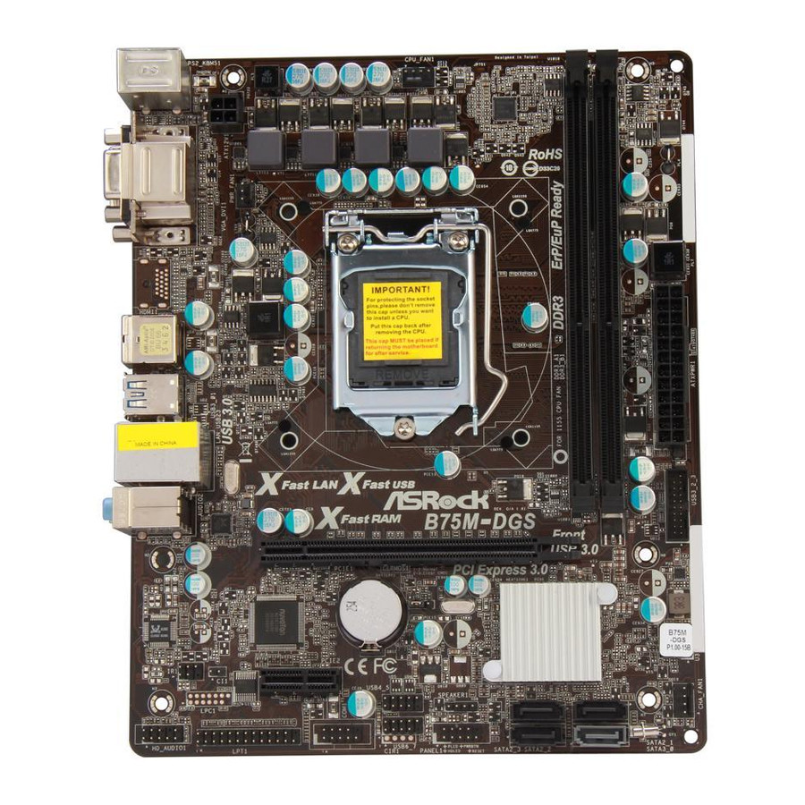 ASROCK B75M-DGS Handbuch