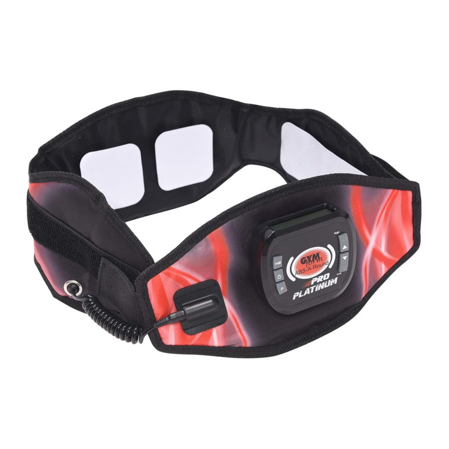 Gymform ABS-A-Round PRO PLATINUM Bedienungsanleitung