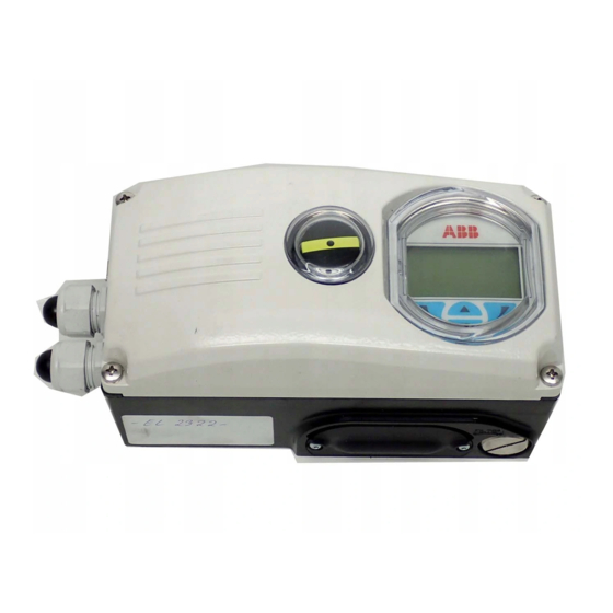 ABB PositionMaster EDP300 Betriebsanleitung