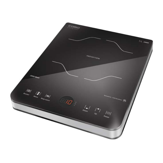 Caso SlimLine 2000 Bedienungsanleitung