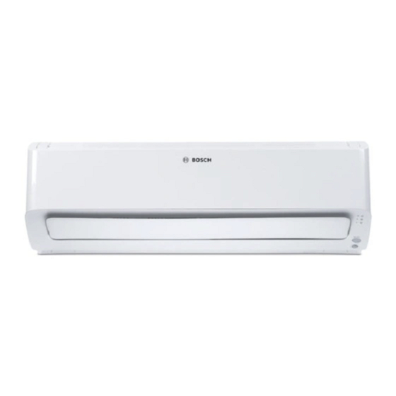 Bosch Climate Class 8000i Installationsanleitung