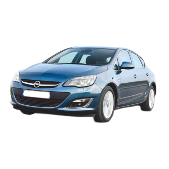 Opel astra Betriebsanleitung