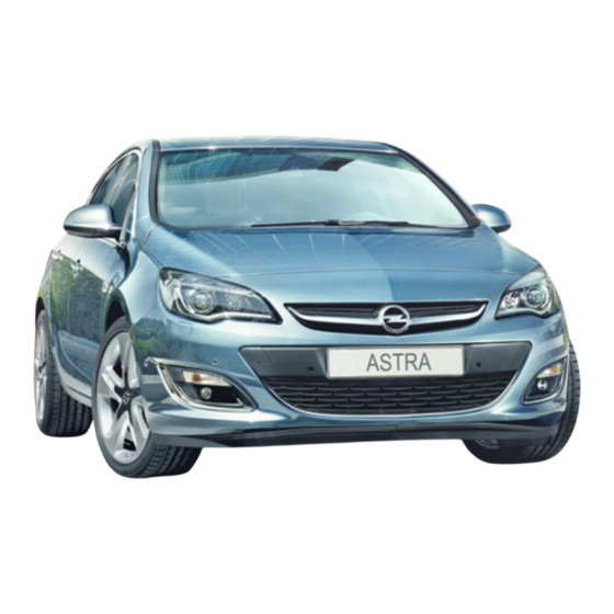 Opel Astra Betriebsanleitung