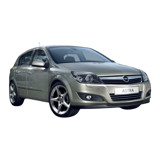 Opel Astra Betriebsanleitung