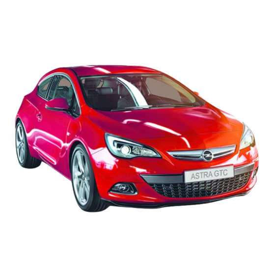 Opel Astra Betriebsanleitung