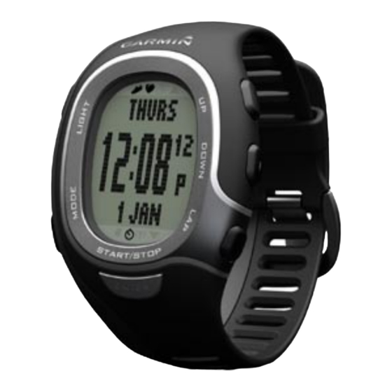 Garmin FR60 Schnellstartanleitung