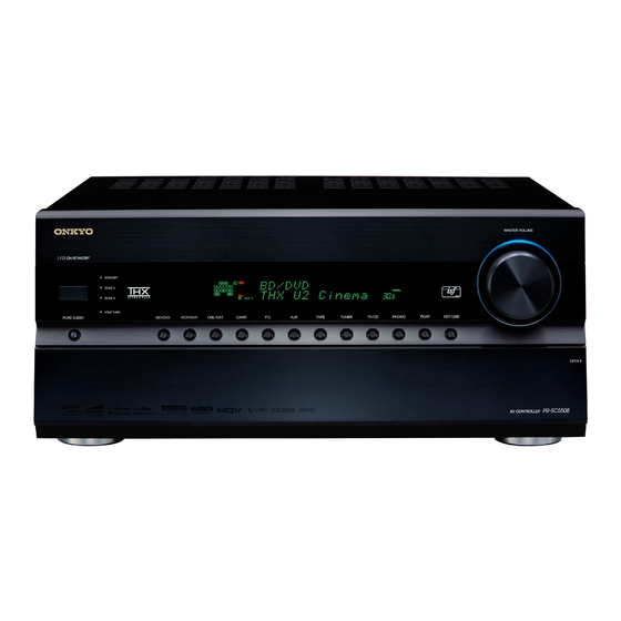 Onkyo PR-SC5508 Bedienungsanleitung