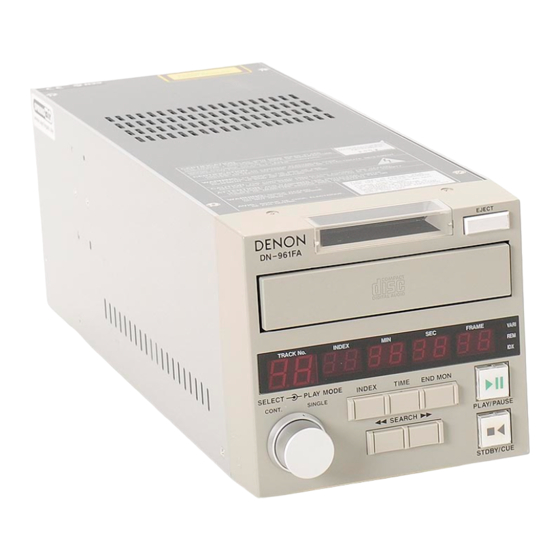 Denon DN-961FA Bedienungsanleitung