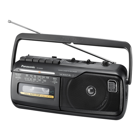 Panasonic RX-M40D Bedienungsanleitung