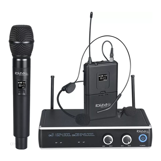 Ibiza sound DR20UHF-HB Handbücher