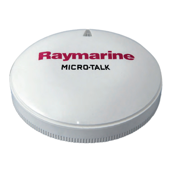 Raymarine MICRO-TALK Installation