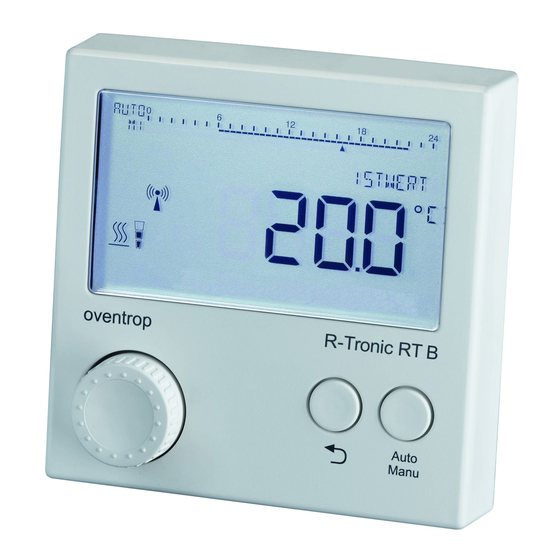 oventrop R-Tronic Kurzanleitung