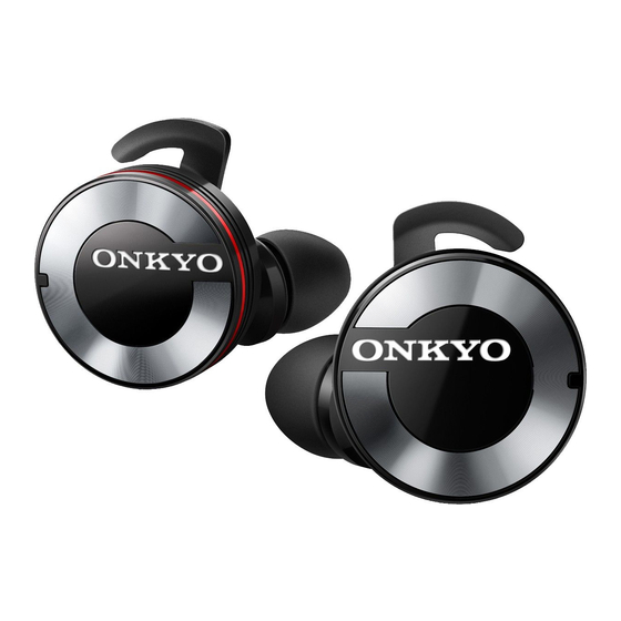 Onkyo W800BT Benutzerhandbuch