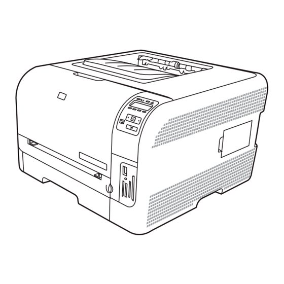 HP Color LaserJet CP1515n Leitfaden Zur Inbetriebnahme