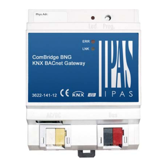 IPAS ComBridge BNG Bedien- Und Montageanweisung