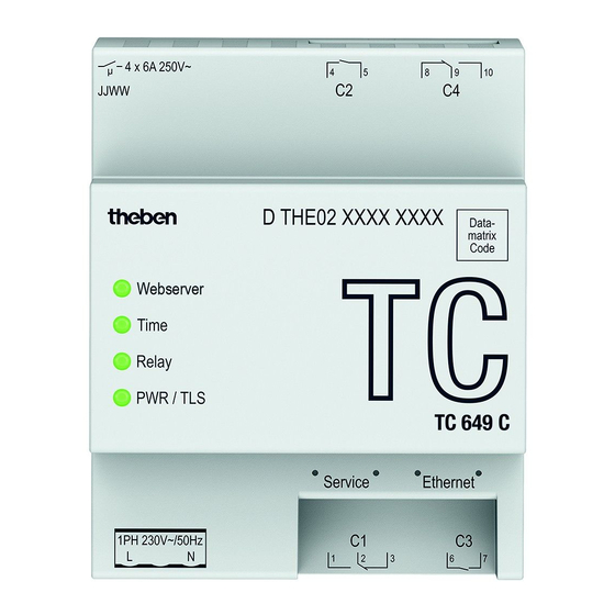 Theben TC 649 C Handbuch