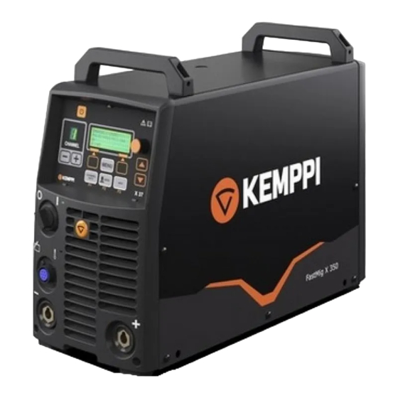 Kemppi FastMig X 350 Gebrauchsanweisung