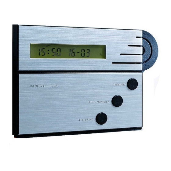 Bang & Olufsen BeoTalk 1200 Bedienungsanleitung