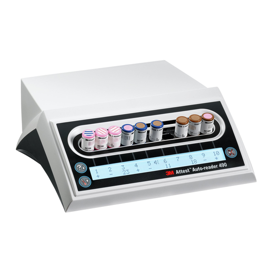 3M Attest Auto-reader 490 Benutzerhandbuch