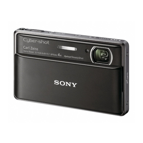Sony Cyber-shot DSC-TX100 Gebrauchsanleitung