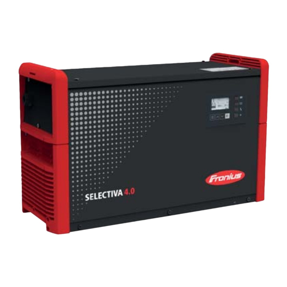 Fronius Selectiva 4.0 Bedienungsanleitung