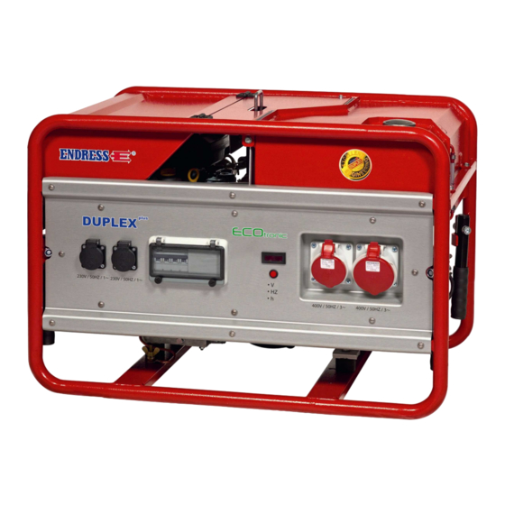 Endress ESE 1006 DSG-GT ES DUPLEX Bedienungsanleitung