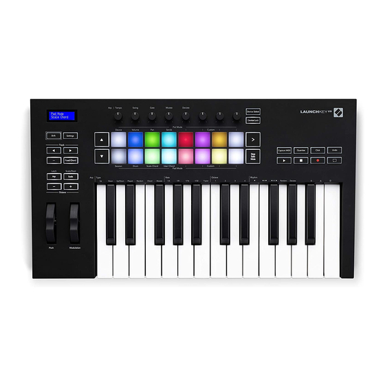Novation launchkey Series Handbuch
