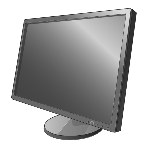 NEC MultiSync E222W Installationshandbuch